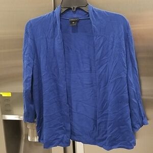 💕ANN TAYLOR💕 Blue Open Cardigan Sweater